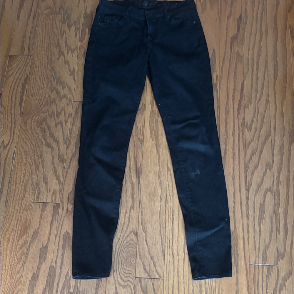 7 For All Mankind Dark Skinny Jeans